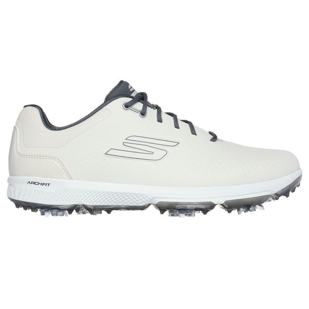 SKECHERS GO GOLF 防水ゴルフシューズ ホワイト Skechers GO GOLF PRO 6 SL Golf Shoes White/Navy - Carl's Golfland
